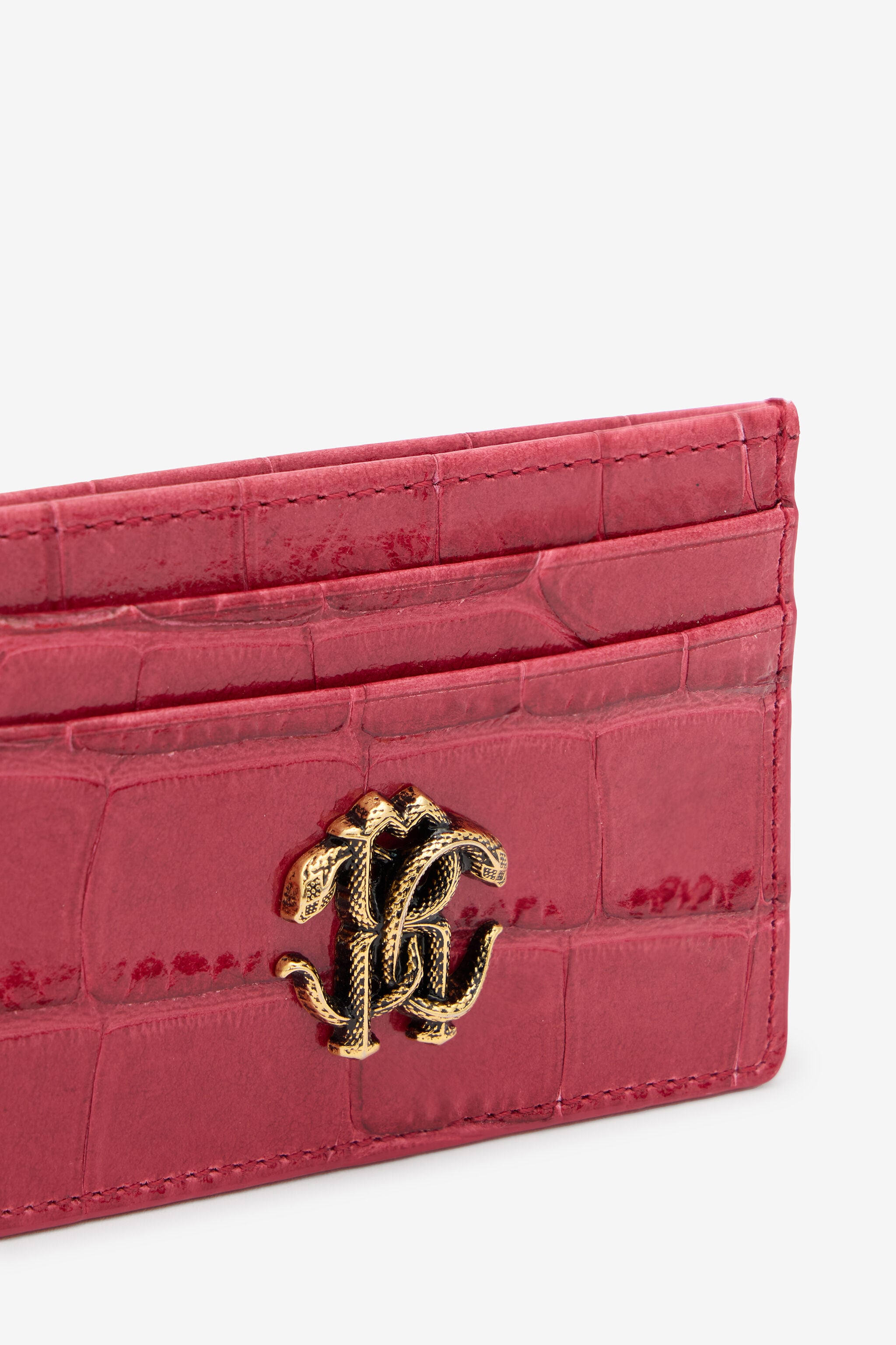 RC Crocodile Effect Card Holder ROSA ANTICO 112309 SKA004-PZ975