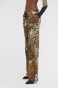 RC Pants with Jaguar Skin print Light Brown SKT28A-2OG34