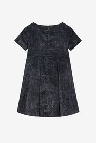 JU Robe jacquard élégante BLACK VJT10F-3RP29