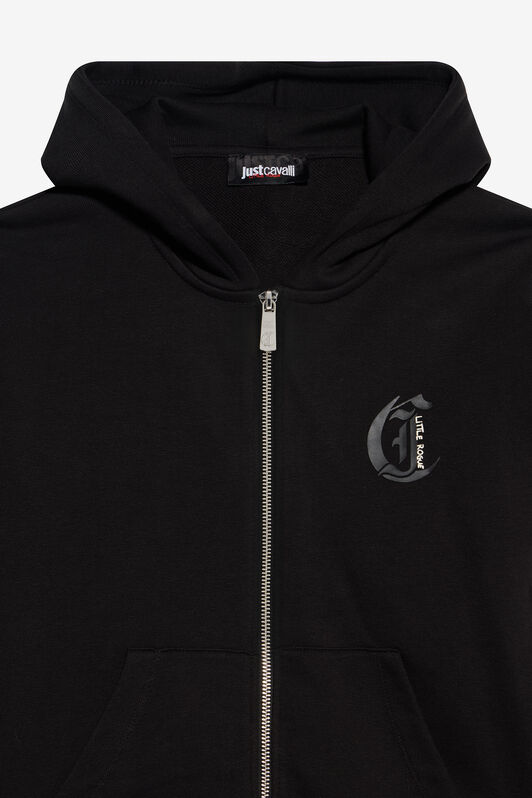 JC Ensemble hoodie noir et jogging BLACK XFT66A-CF013