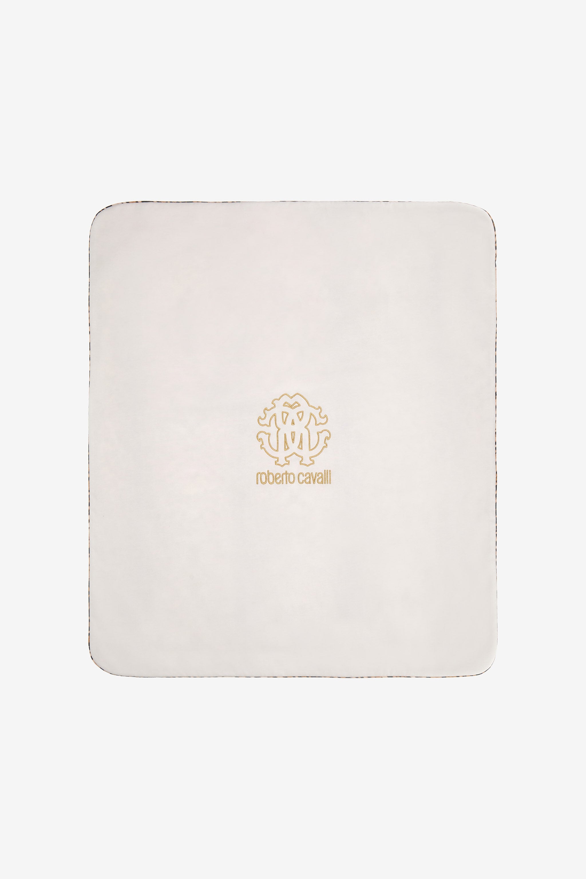 JU Blanket With Jaguar Skin Print JU Blanket With Jaguar Skin Print Milky/Leopard SJT803-JFF65