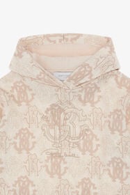 JU Sweatshirt With All-Over RC Monogram Light brown TJT68A-5OM07