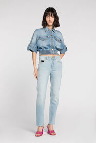 JC Just Cavalli Straight-Leg Jeans SKY BLUE Q61390-Q0293