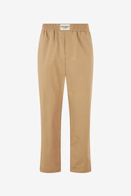 JC Pantaloni In Cotone Con Logo Frontale Marrone UFT005-UF019