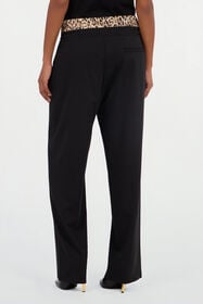 JC Pantaloni Sportivi Con Vita Leopard Skin BLACK VFT147-VF226