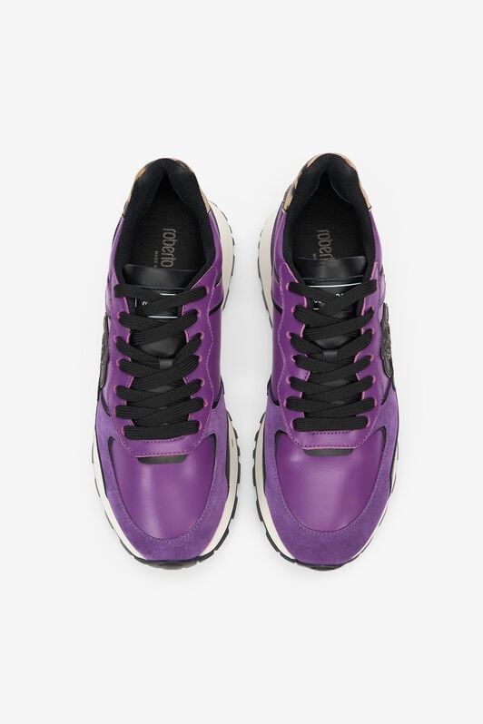 RC Lila Leder Sneaker RC Lila Leder Sneaker VIOLA/NERO/MACULA RKS046-PZB30
