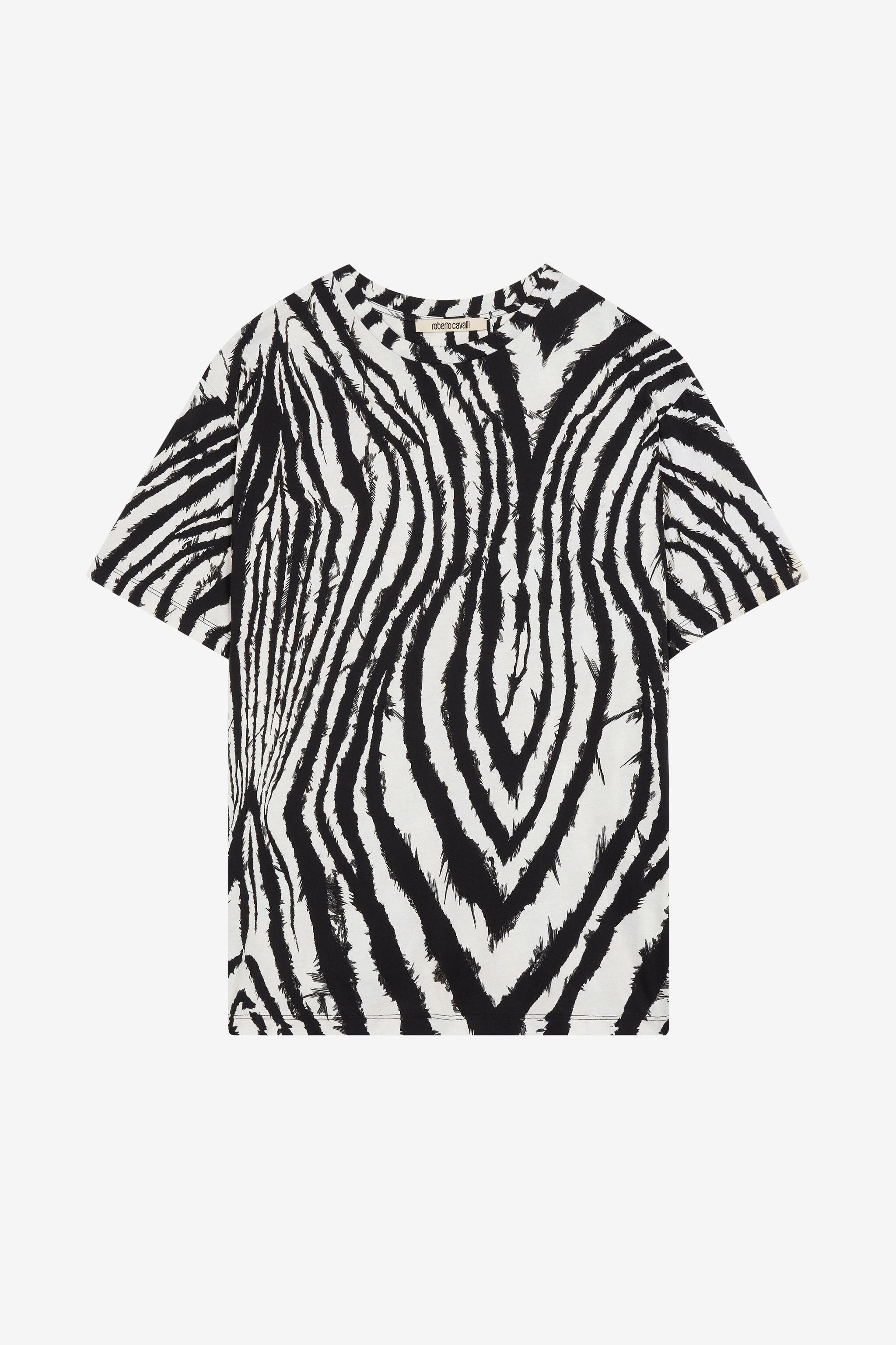 RC Freedom-Print T-Shirt aus Baumwolle RC Freedom-Print T-Shirt aus Baumwolle Schwarz/Weiß OKT61F-3PC80
