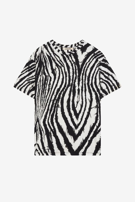 RC Freedom-Print T-Shirt aus Baumwolle RC Freedom-Print T-Shirt aus Baumwolle Schwarz/Weiß OKT61F-3PC80