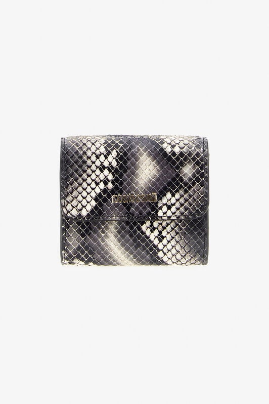 RC Logo Small wallet in printed leather RC Logo Small wallet in printed leather Black TKA004-PZ02S