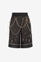 RC Tiger Tooth Leather Shorts RC Tiger Tooth Leather Shorts Black ONP210-PN002