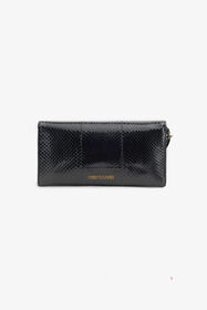 RC Roar Pochette Tasche Aus Schwarzem Leder Schwarz SKB015-PA001