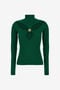 JC Just Cavalli Ribbed Lurex Pullover JC Just Cavalli Ribbed Lurex Pullover Green RKM662-RK356