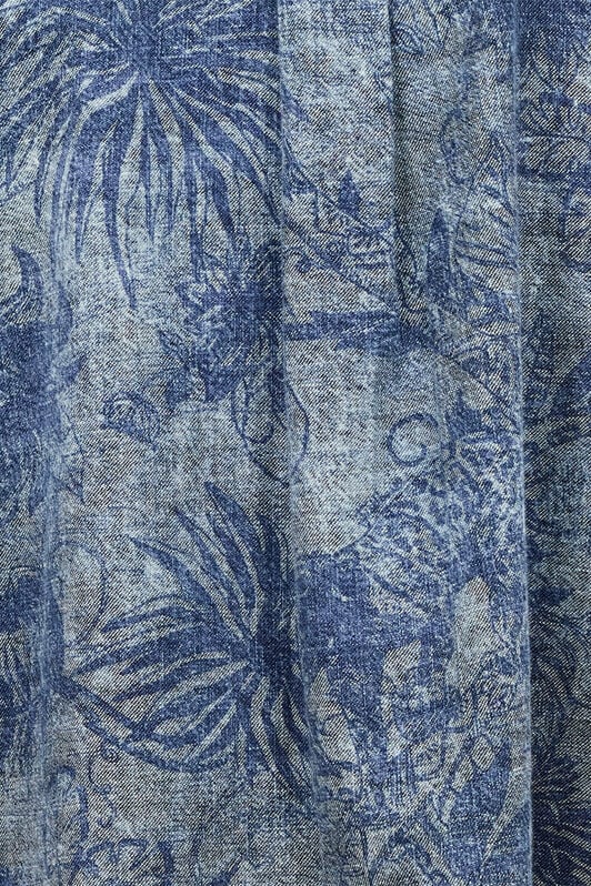 JC Floral-Print Shirt JC Floral-Print Shirt Blue UFT144-UF210