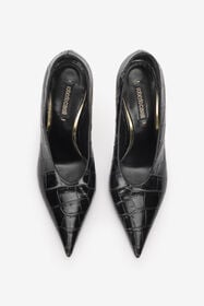 RC Crocodile Scale-Effect Pumps Black VKS220-PZ579
