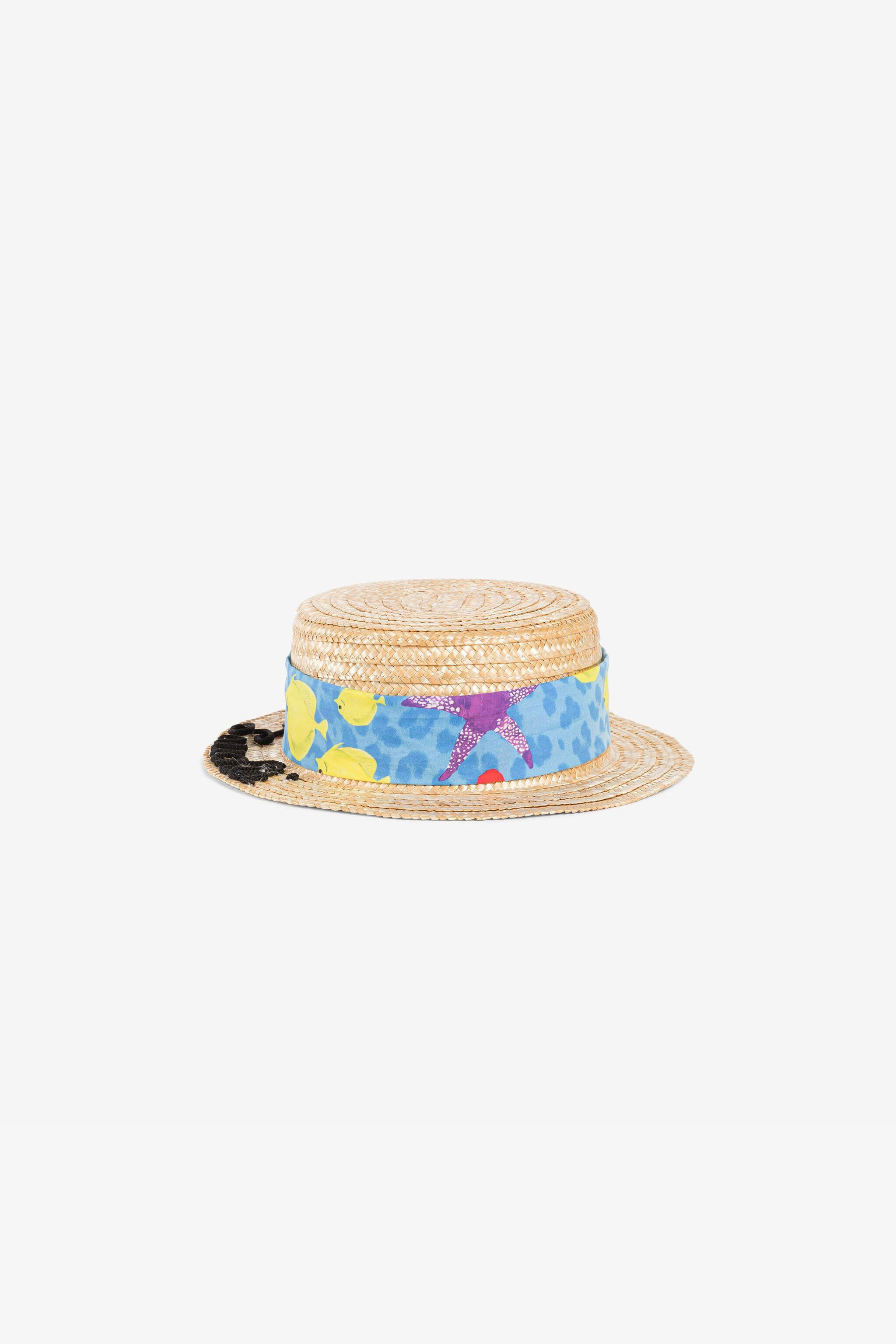 JU Bow-detail sun hat JU Bow-detail sun hat Beige QJI013-AB013