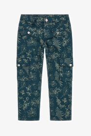 JU Danza Floreale print jeans BLUE TJT22O-6SM08