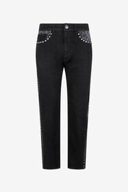 RC Denim-Hose Denim-Hose Schwarz Nieten BLACK TOJ20G-DN015