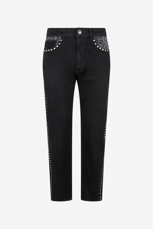 RC Denim-Hose Denim-Hose Schwarz Nieten RC Denim-Hose Denim-Hose Schwarz Nieten BLACK TOJ20G-DN015