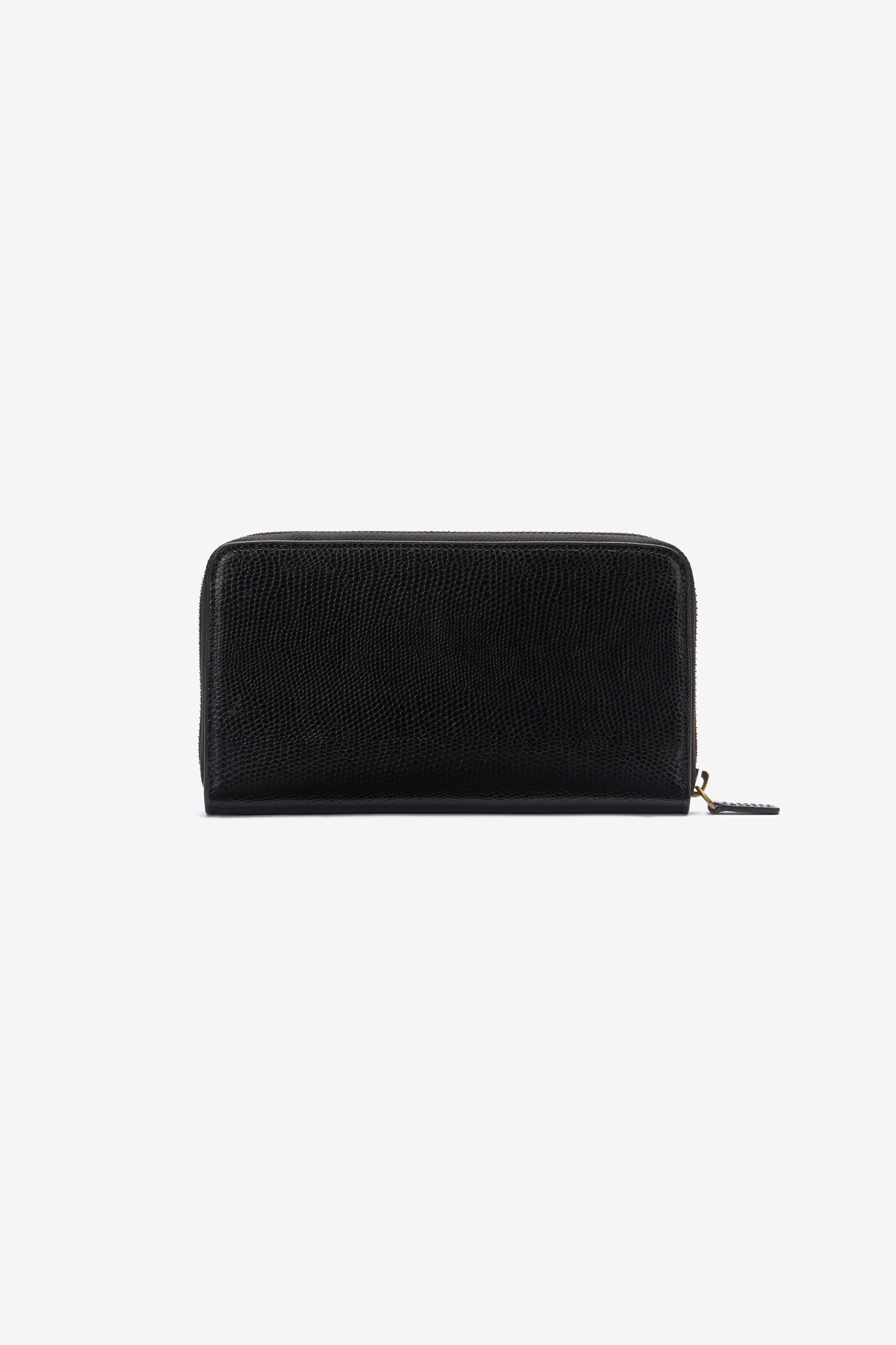 RC Leather Wallet with Monogram RC RC Leather Wallet with Monogram RC Black OOA00B-PZ015