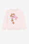 JU Floral logo-embroidered sweatshirt Pink QJT945-CF050