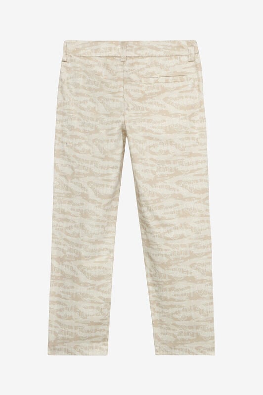JU Pantaloni Con Stampa Tiger Skin Avorio UJT20G-6SO44