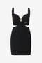 RC Mini Abito Con Cut Out E Tigre RC Mini Abito Con Cut Out E Tigre Nero UKT129-KU013