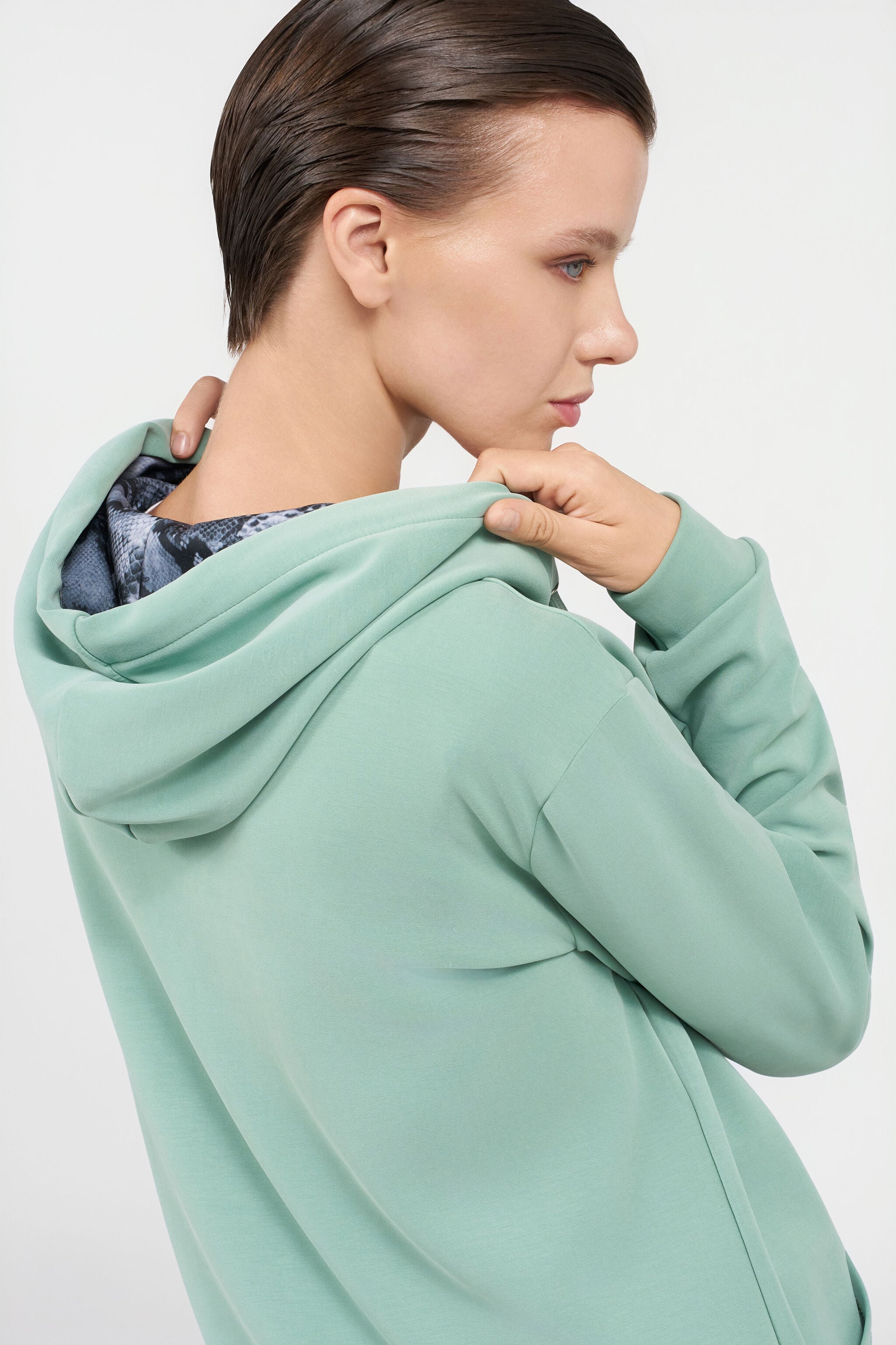 RC Green Sweatshirt with Logo RC Green Sweatshirt with Logo MALACHITE GREEN QOT66B-CF054