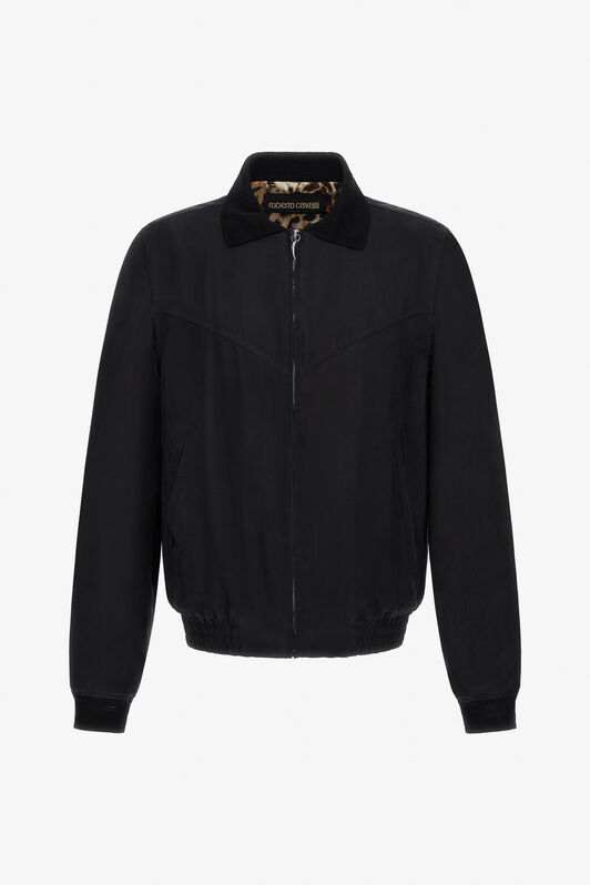 RC Zip-up bomber jacket Black SRT465-FLJ04
