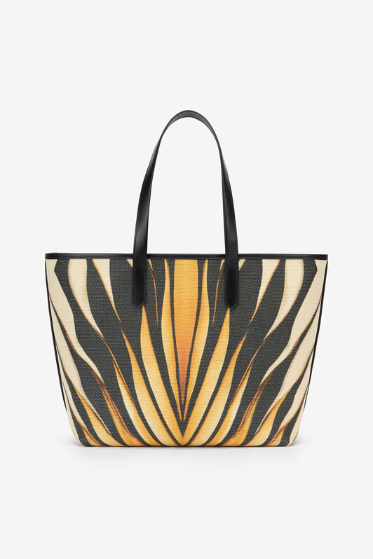 RC Shopping-Tasche Mit Ray Of Gold-Print RC Shopping-Tasche Mit Ray Of Gold-Print ST.ROG/NERO UKB01S-AC567