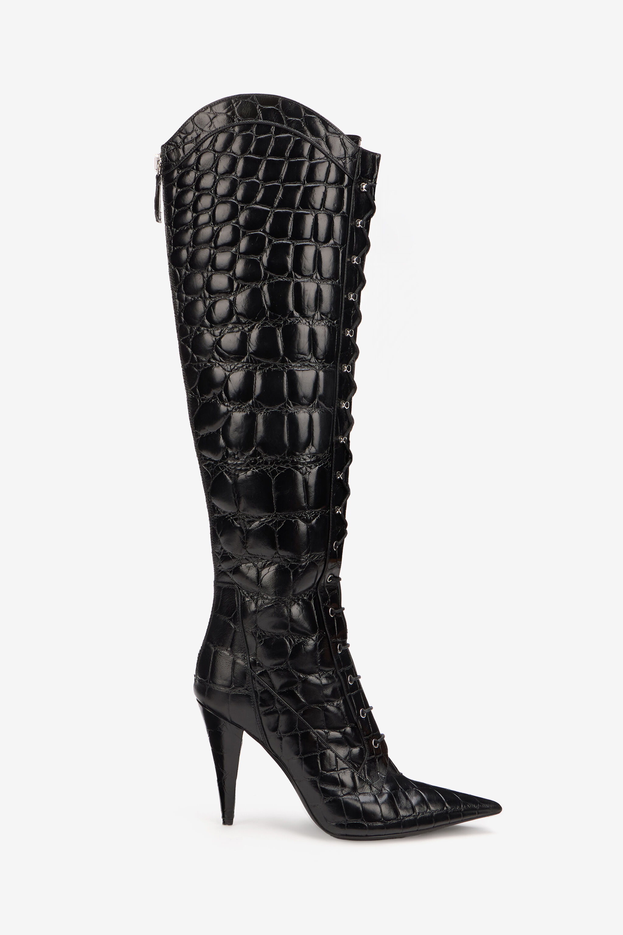 RC Black Leather Heel Boots RC Black Leather Heel Boots BLACK/PALLADIUM XWS006-PZ958