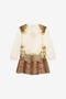 JU Leopard Print Dress JU Leopard Print Dress MILKY WHITE VJT10A-CF050