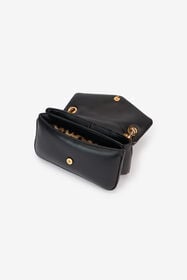 RC Shoulder bag with chain in black RC Shoulder bag with chain in black NERO VKB016-PNE02