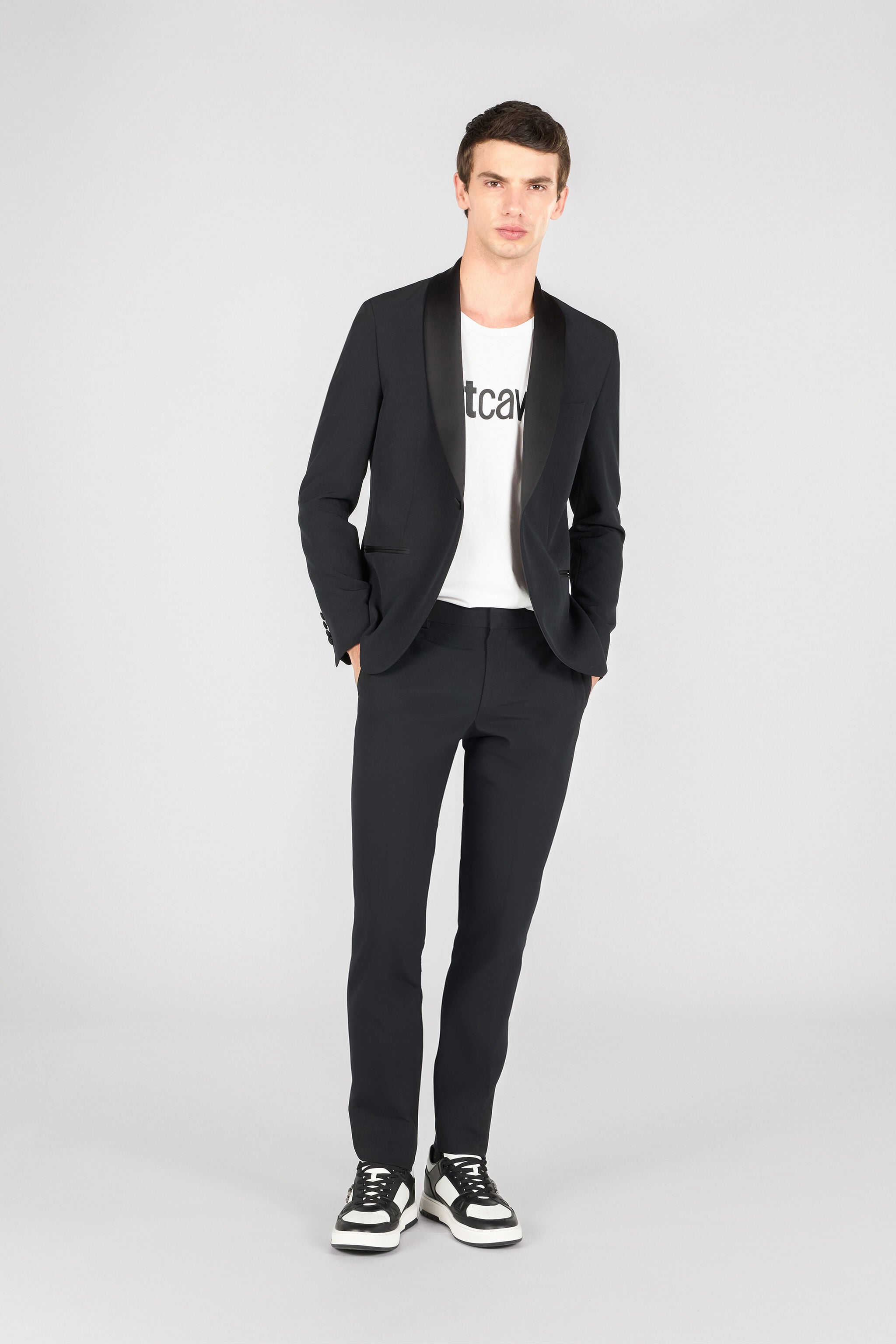RC Single-button suit jacket BLACK/BLACK OOT40O-VI042