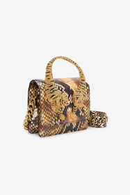 RC Medium Roar Bag RC Medium Roar Bag PYTHON PRINT BROWN SKB023-PN053