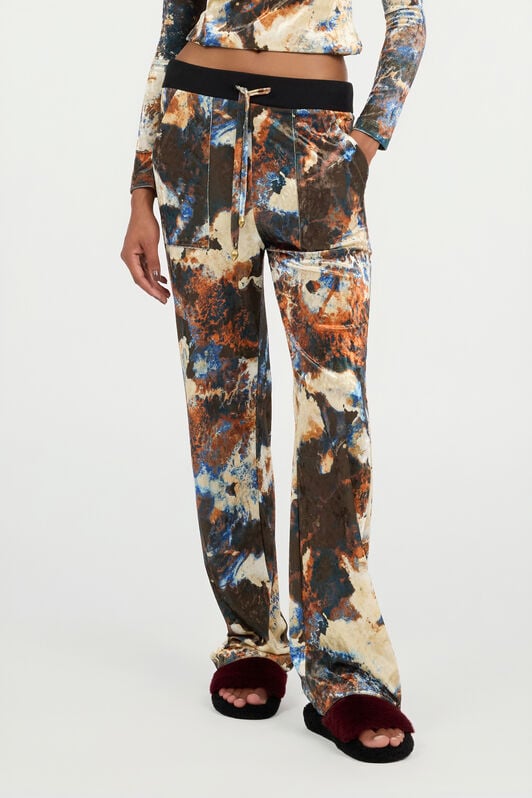 JC Rusty Stain Print Trousers JC Rusty Stain Print Trousers MULTICOLOR SCURO VFT158-VF237