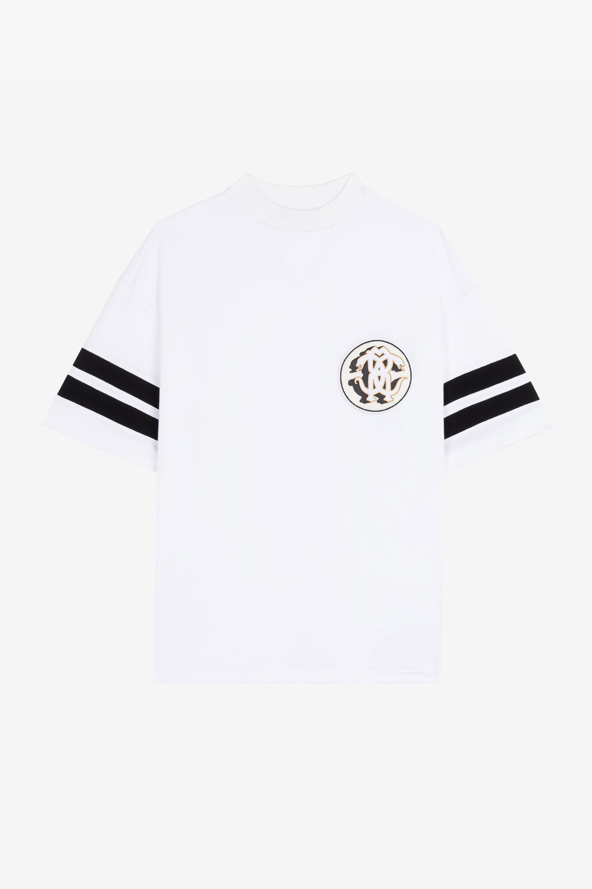RC Mirror Snake Cotton T-Shirt White RRT62D-JD060