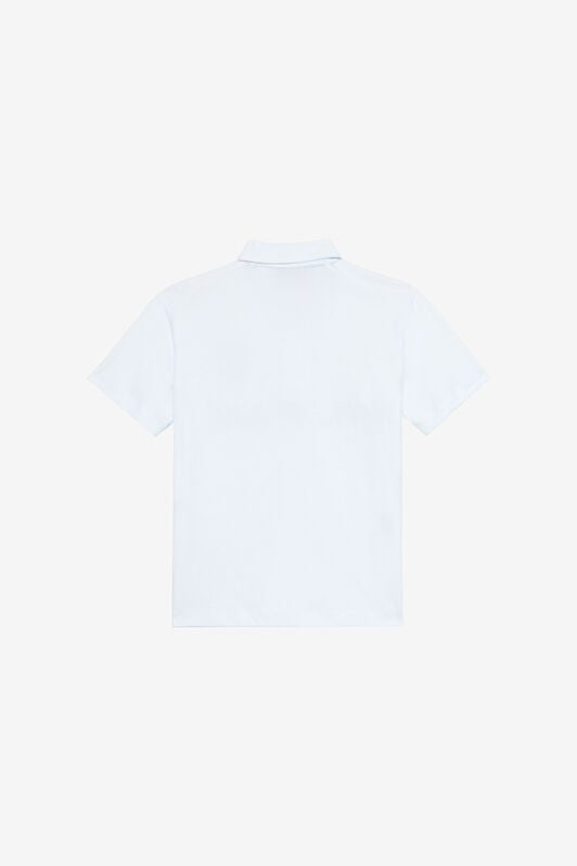 JU Polo-Shirt With Lettering And Patch JU Polo-Shirt With Lettering And Patch White UJT64C-JD001