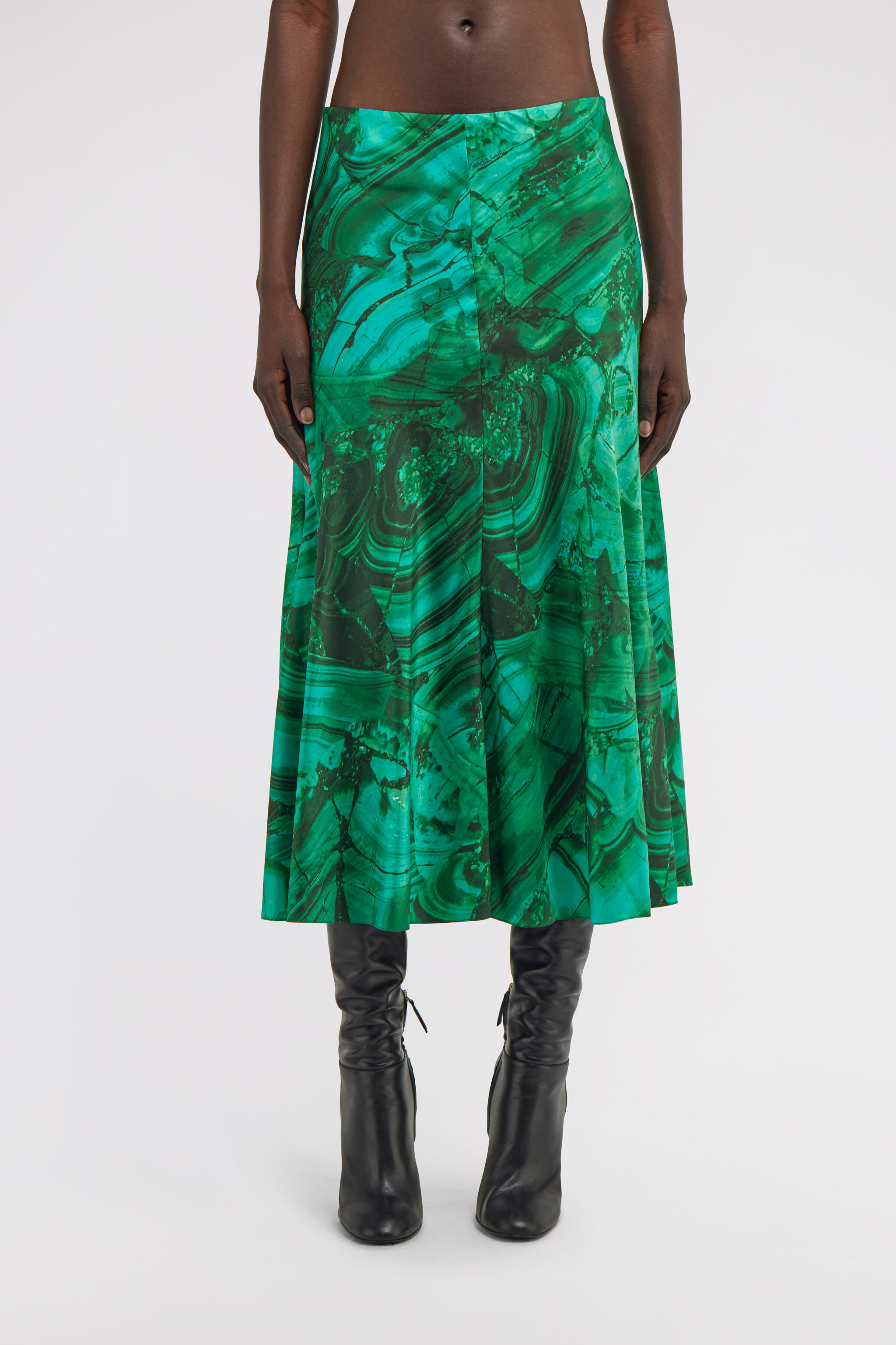 RC Malachite Print Skirt RC Malachite Print Skirt Green TKT303-4QN06