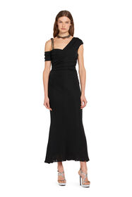 RC Chain strap dress BLACK IWT123-JJ049