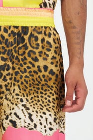 RC Bermudas de Seda con Estampado Cavalli Pop MULTICOLOR WNT271-4QR33