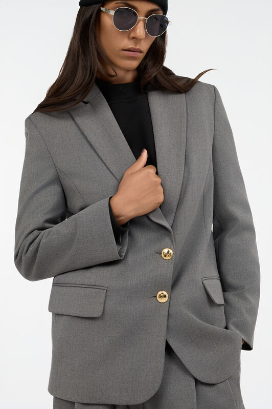 JC Blazer Gris Avec Boutons Dorés GRIGIO MELANGE VFT304-VF454