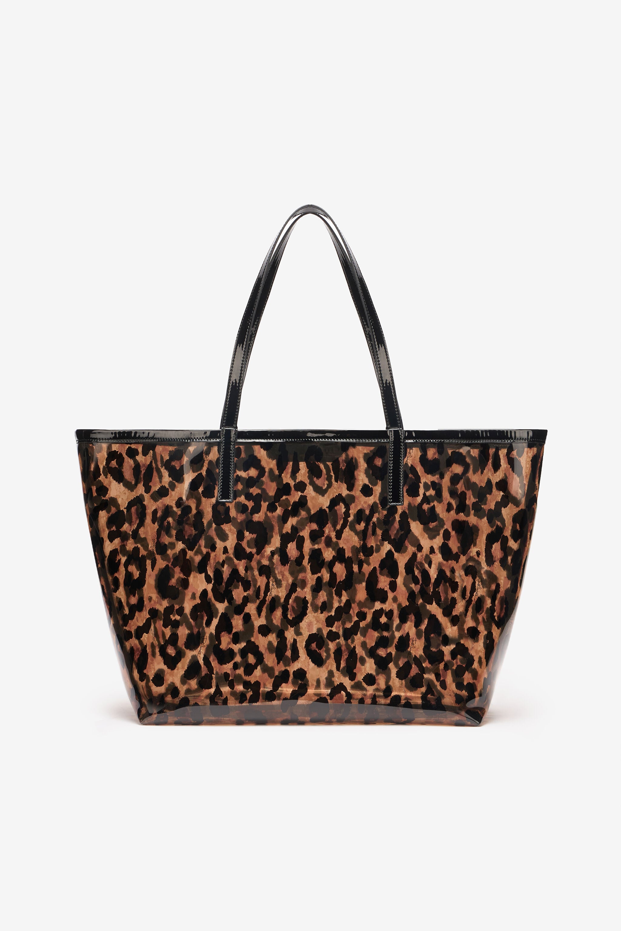 JC Animal-Print Tote Bag With Clutch JC Animal-Print Tote Bag With Clutch Light brown UFB119-UF488