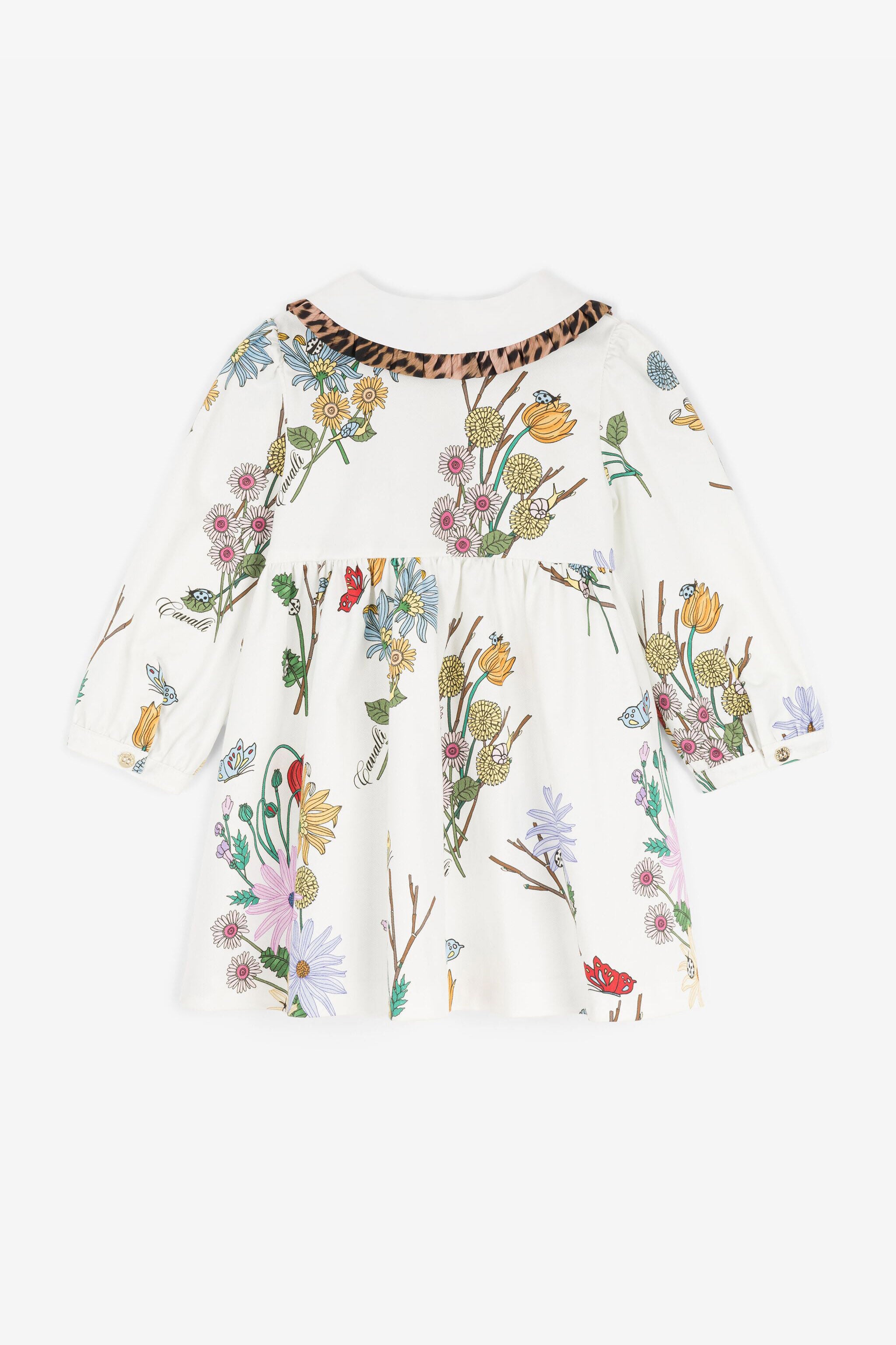JU Floral-Print Dress JU Floral-Print Dress White RJT10E-FMH89