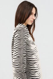 RC Chemise Imprimé Zebra WHITE/BLACK ZEBRA SOJ70J-DL011