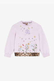 JU RC Monogram Cotton Sweatshirt Purple RJT90H-CF050