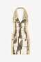 RC Mini Dress With Gold Appliqués RC Mini Dress With Gold Appliqués Gold UKR156-OG028