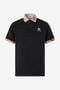 RC Black Polo with Jaguar Print Details RC Black Polo with Jaguar Print Details Black POT64E-KB001