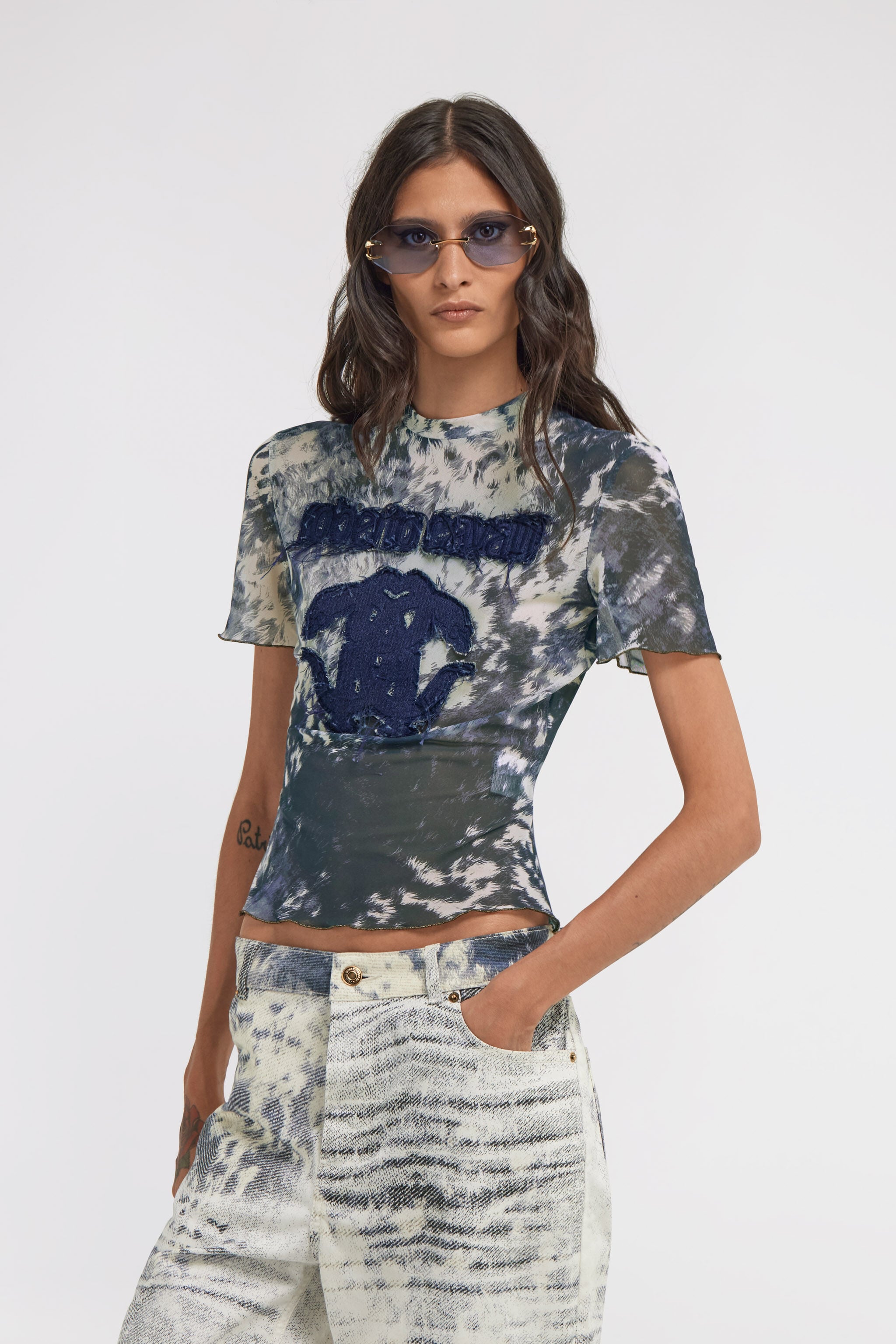 RC T-shirt Imprimé Appaloosa Bleu TKT67H-6HN08