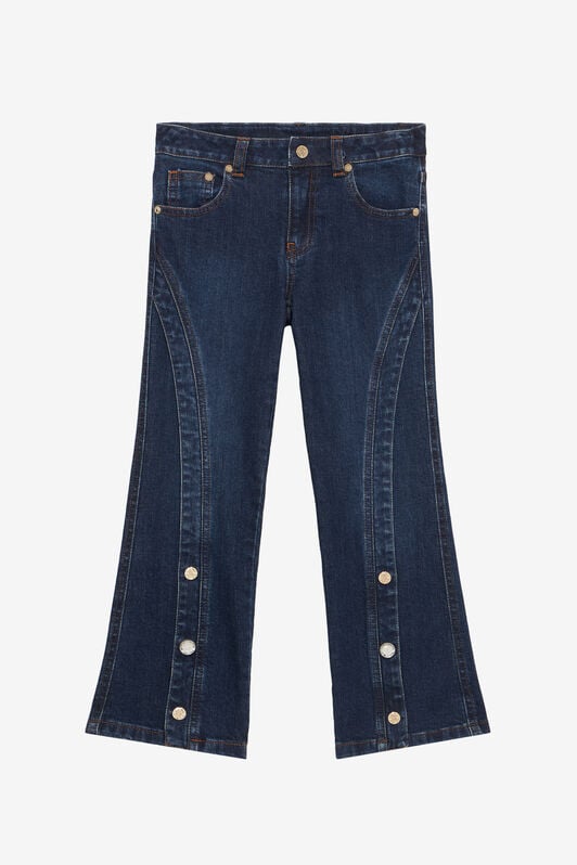 JU Jeans With Rhinestone RC Monogram JU Jeans With Rhinestone RC Monogram Dark blue UJJ23B-DS015
