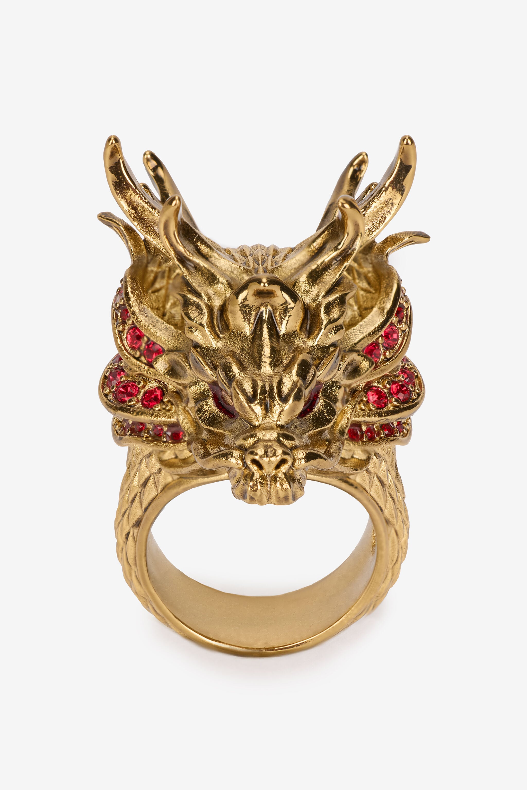 RC Cocktail Ring With Dragon Head RC Cocktail Ring With Dragon Head Gold VKG031-AM072